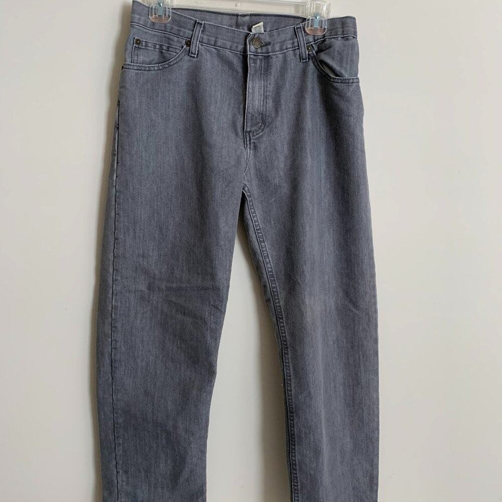 Ruff Hewn Boys Size 16 Regular Jeans Gray Straight Leg 100% Cotton Pockets
